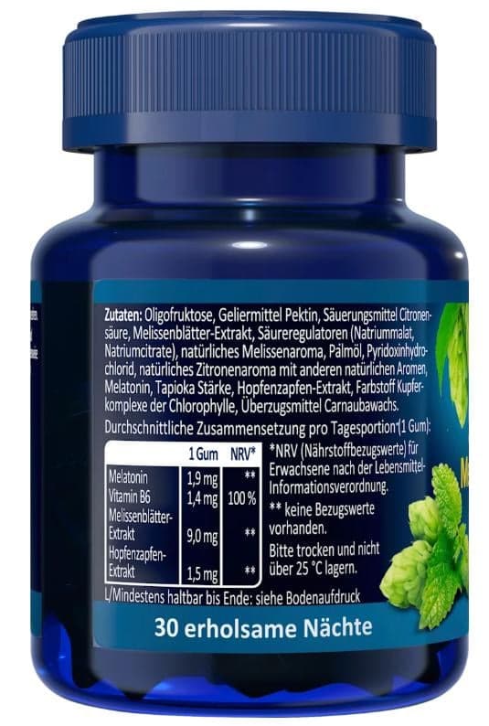 Klosterfrau Sleep Gummies with 1. 9mg Melatonin 30 Gummies