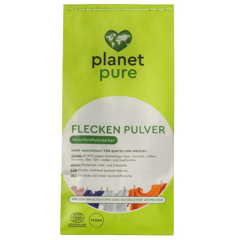 Planet Pure Fleckenpulver Waschkraftverstärker
