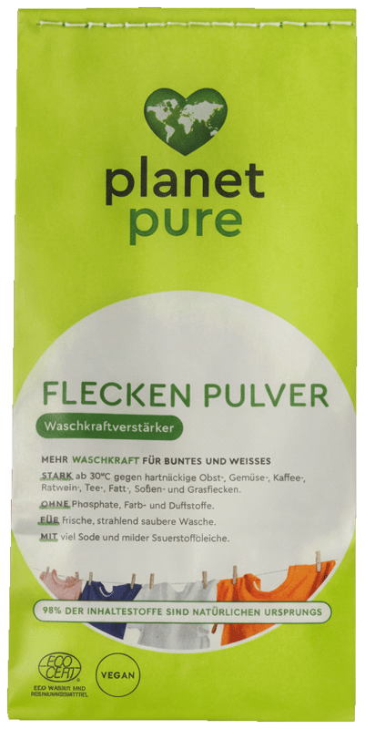 Planet Pure Fleckenpulver Waschkraftverstärker