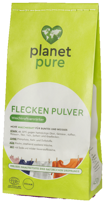 Planet Pure Fleckenpulver Waschkraftverstärker