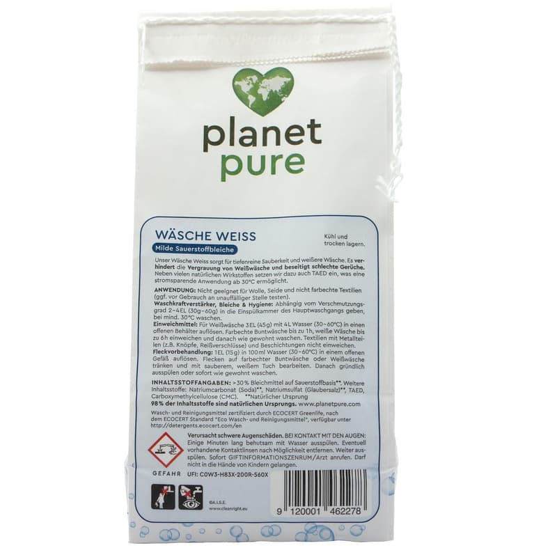 Planet Pure Wäscheweiss Milde Sauerstoffbleiche