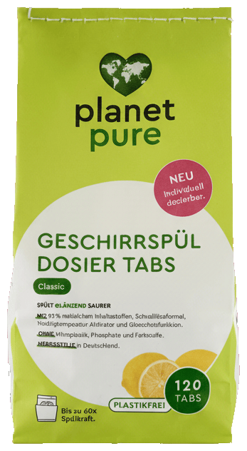 Planet Pure Geschirrspül Dosier Tabs