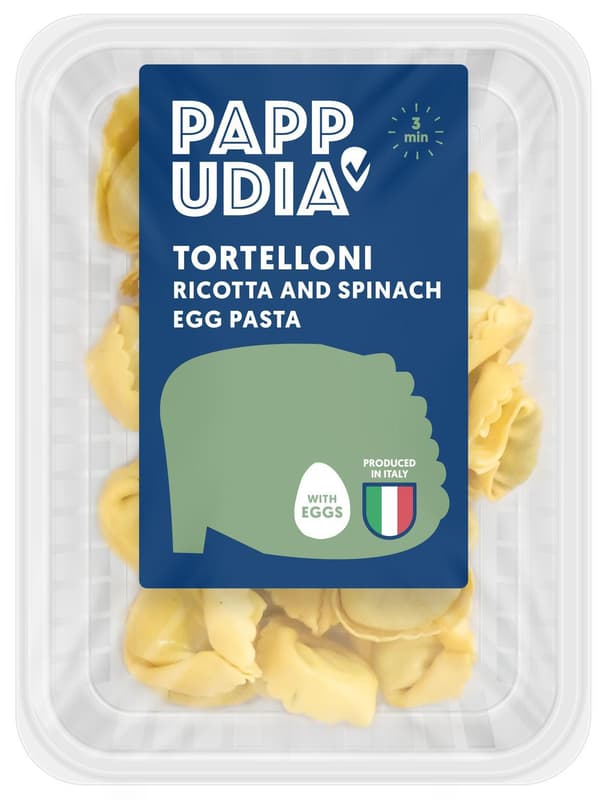Pappudia Tortelloni mit Ricotta und Spinat – Eiernudeln