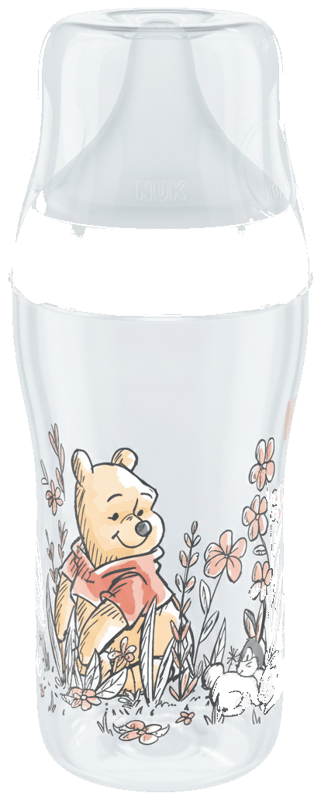 NUK Disney "Winnie" Perfect Match PP Bottle, 260 ml, Size M 3+ M, green
