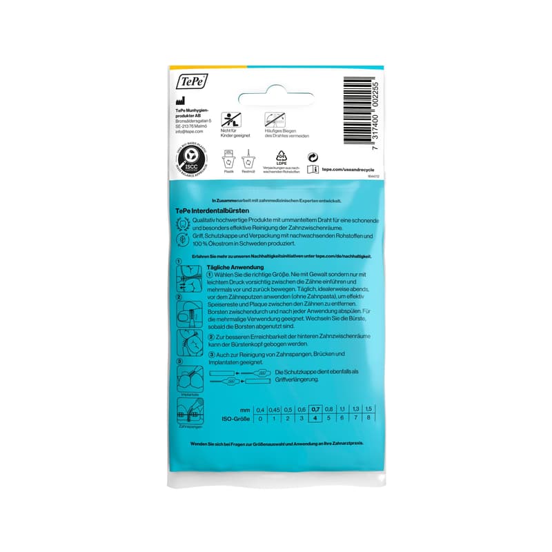 TEPE Interdentalbürste 0,7 mm ISO 4