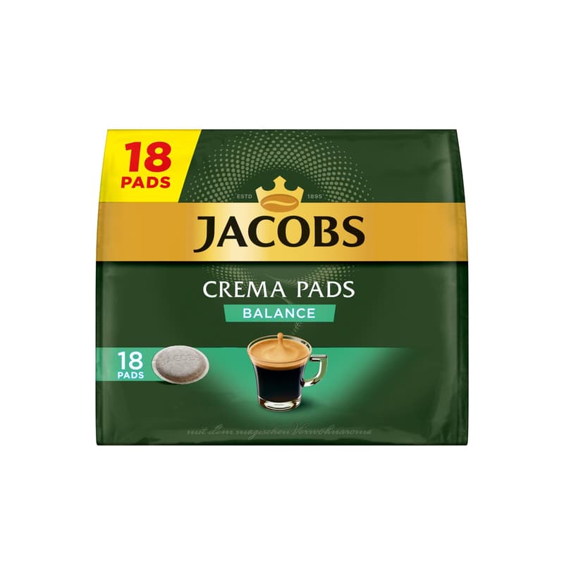 Jacobs Crema Balance 18 Pads