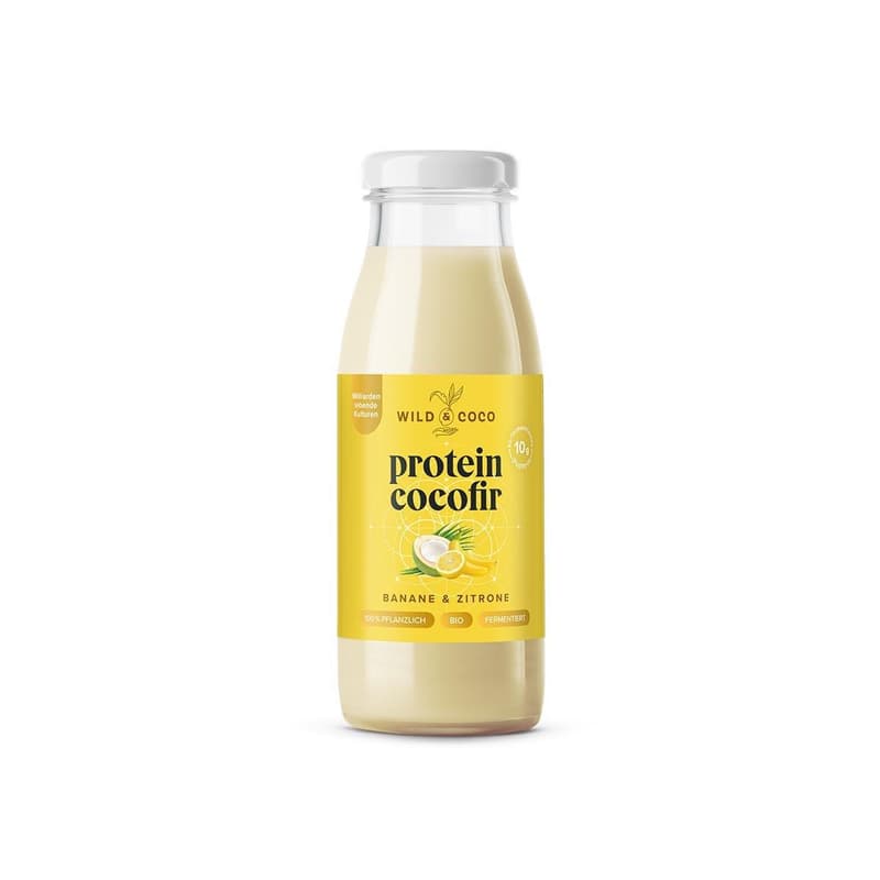 WILD&COCO BIO Protein Cocofir Banane & Zitrone
