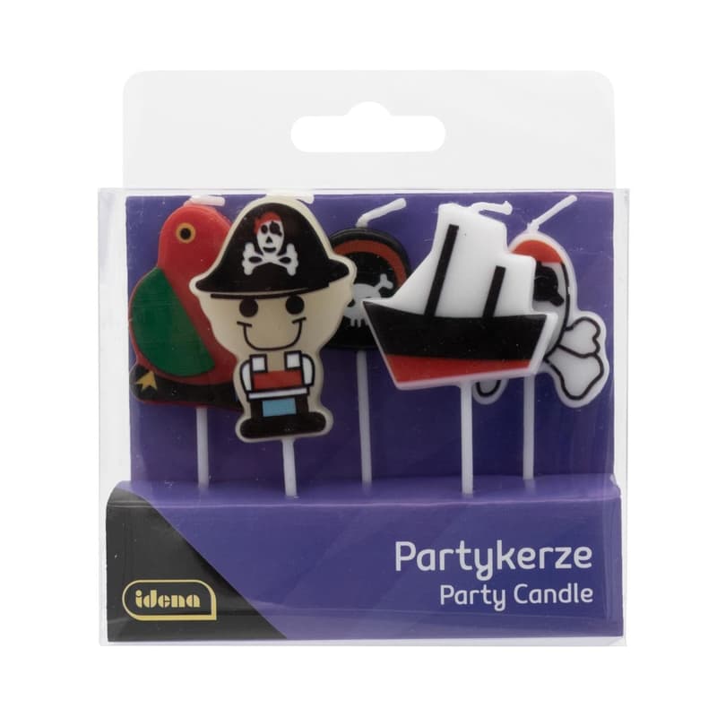Idena Party Candles Pirates 5 Pieces