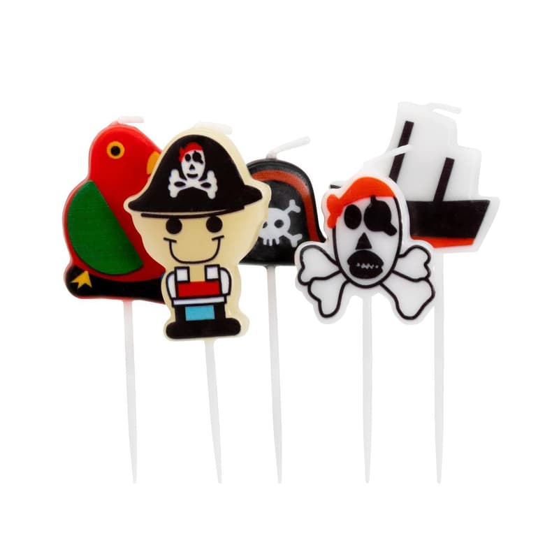 Idena Party Candles Pirates 5 Pieces