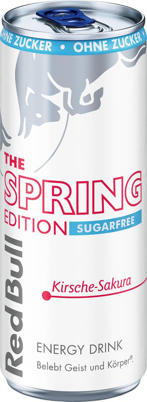 Red Bull Spring Edition Kirsche-Sakura Sugarfree (EINWEG)