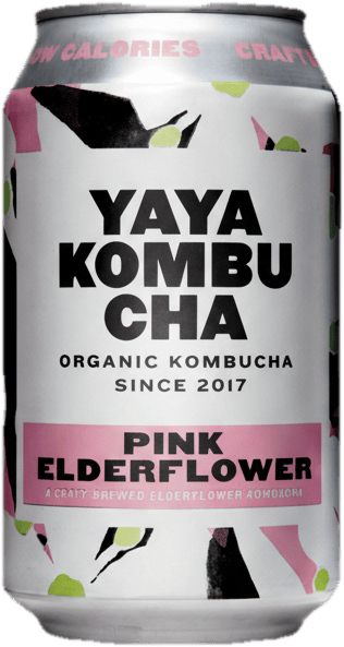 YAYA Kombucha - PINK ELDERFLOWER- Organic