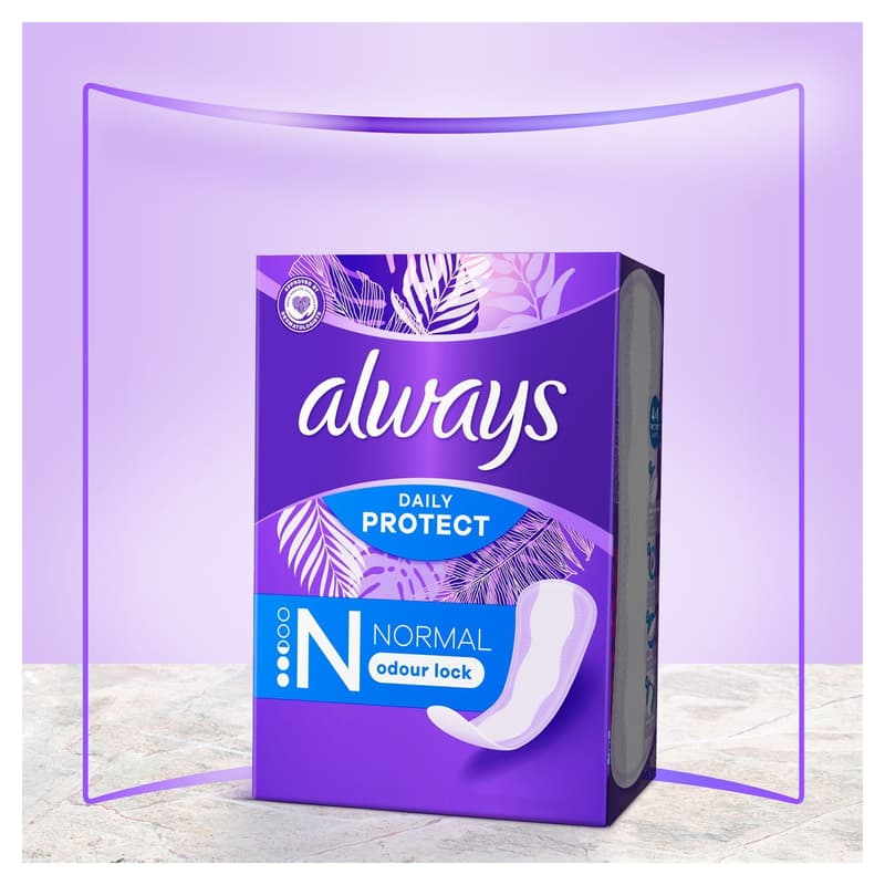 Always Daily Protect Slipeinlagen Normal mit leichtem Duft