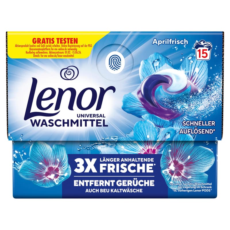 Lenor All-in-1 PODS Aprilfrisch 15WL