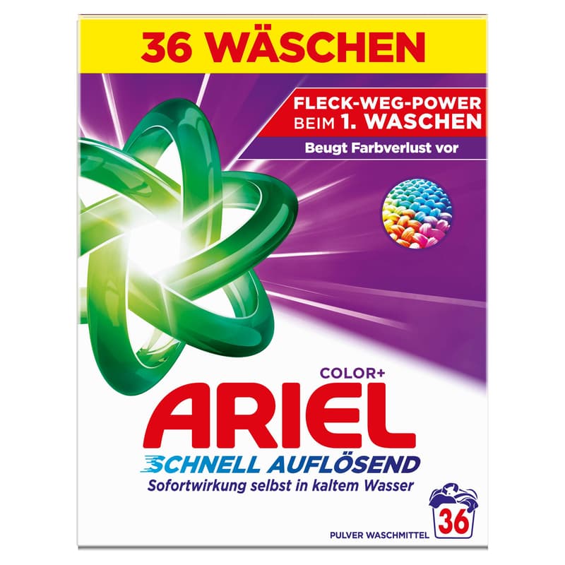 Ariel Colorwaschmittel Pulver 36WL