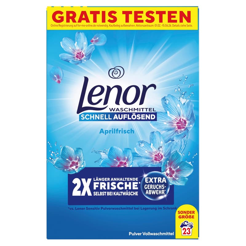 Lenor Waschpulver Aprilfrisch 23WL