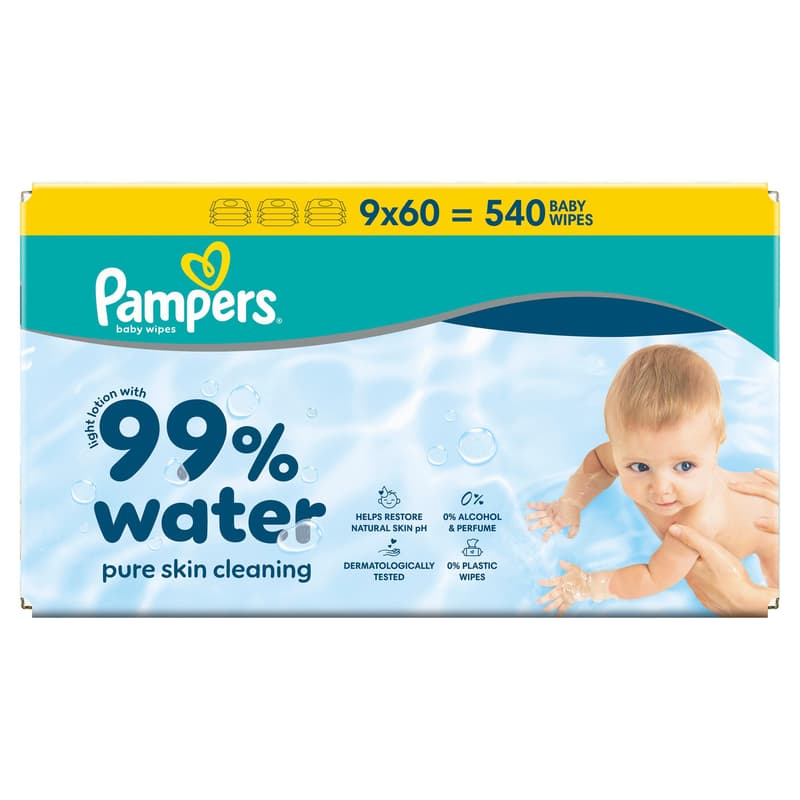 Pampers Feuchttücher 99% Water