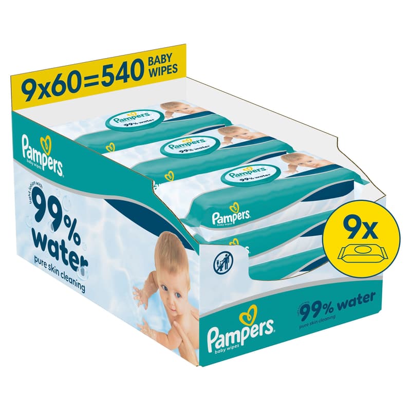 Pampers Feuchttücher 99% Water