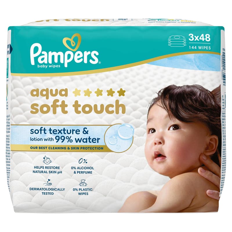 Pampers Feuchttücher Aqua Soft Touch