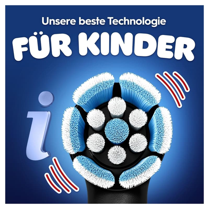 Oral-B iO Kids 6+ Elektrische Zahnbürste mit Reiseetui Spiderman