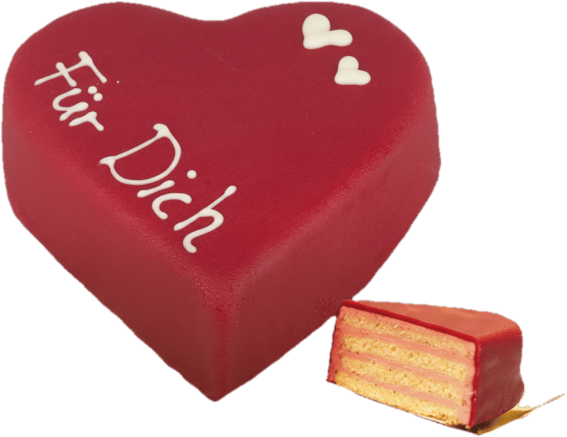 Confiserie Rabbel Herztorte "Für Dich"