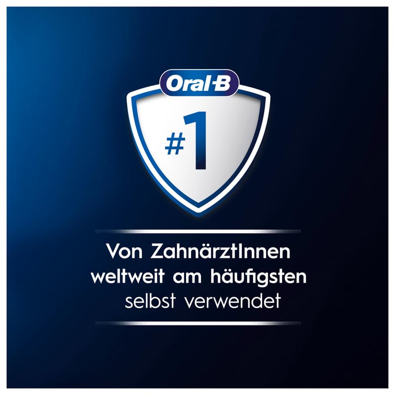 Oral-B iO 3 Elektrische Zahnbürste | Matt Black | 1 Aufsteckbürste | Aufsteckbürstenhalter