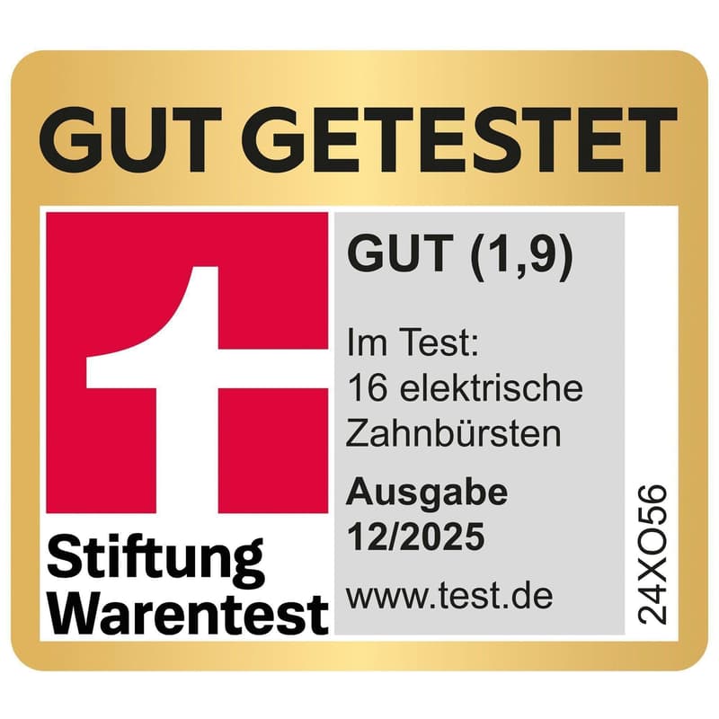 Oral-B iO 3 Elektrische Zahnbürste | Matt Black | 1 Aufsteckbürste | Aufsteckbürstenhalter