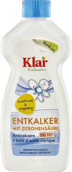 Clear descaler with citric acid