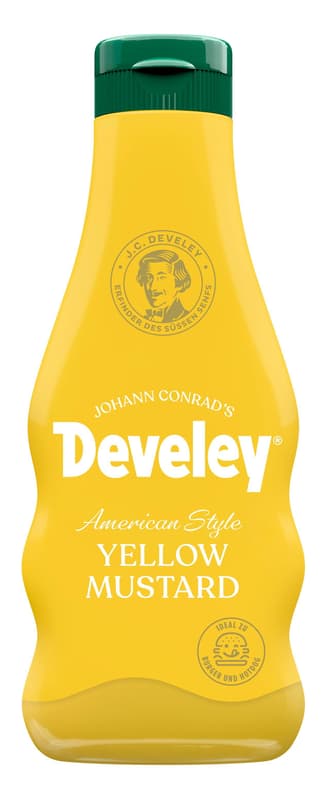 Develey American Style Yellow Mustard Squeezeflasche