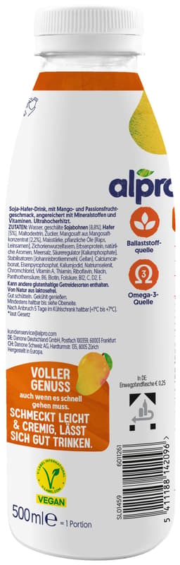 Alpro Meal to Go Mango-Passionfruit
