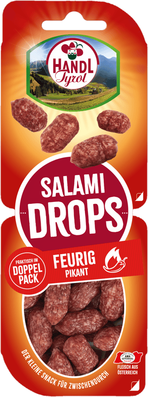 Handl AMA fiery spicy salami drops
