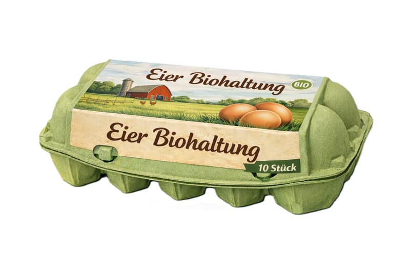 Frische Eier aus Biohaltung S-L