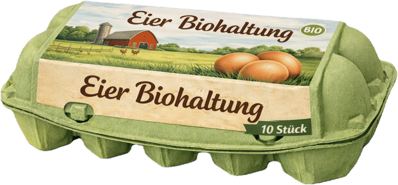Frische Eier aus Biohaltung S-L