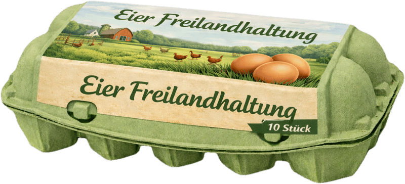 Frische Eier aus Freilandhaltung S-L