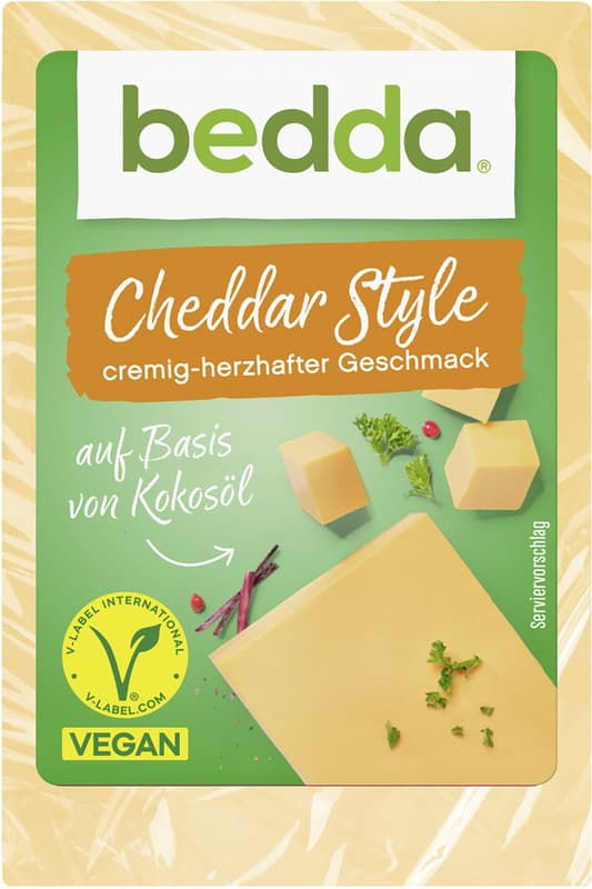 Bedda Scheiben Cheddar Style VEGAN