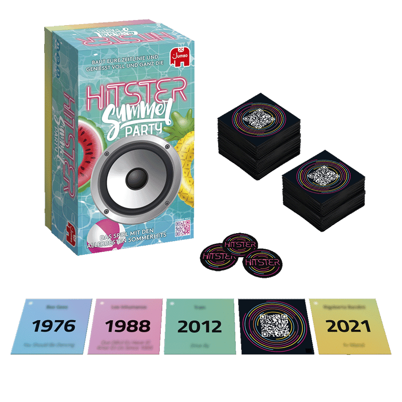 Jumbo Partyspiel Hitster Summer Party