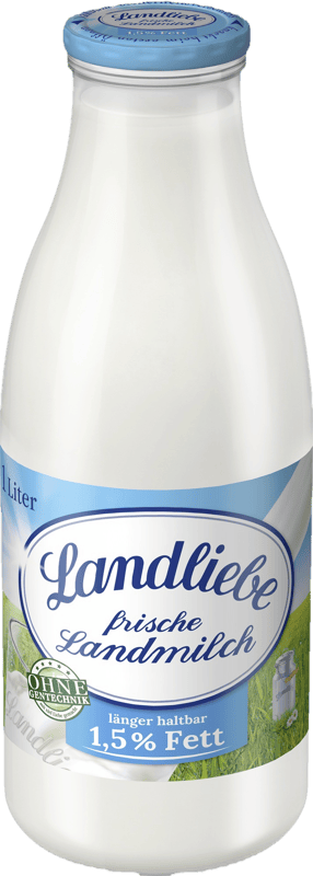 Landliebe Fresh Milk 1,5% (Reusable Deposit)