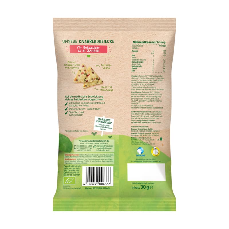 Milupa Discovery Gang – Colorful Vegetable Snack Corners