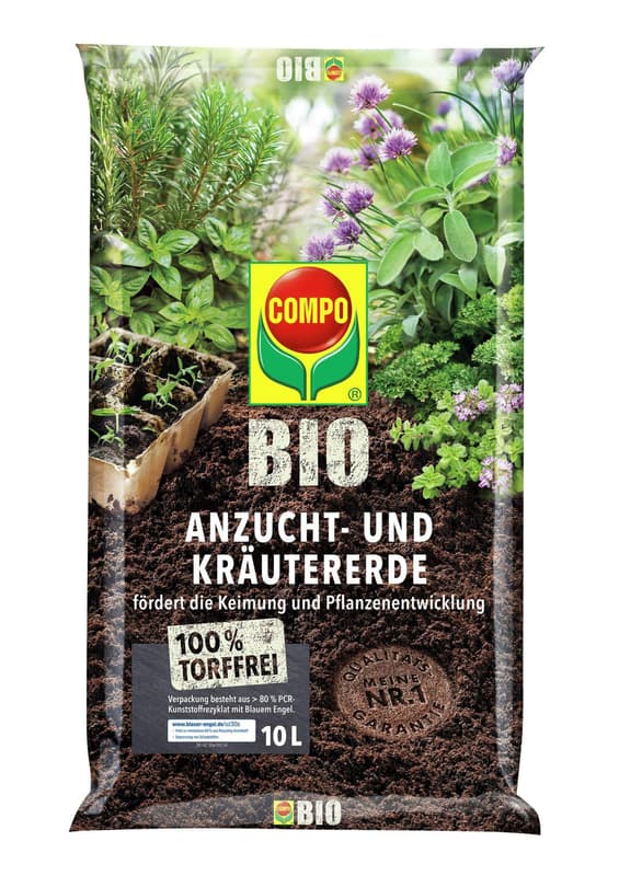 COMPO BIO Anzucht- und Kräutererde torffrei