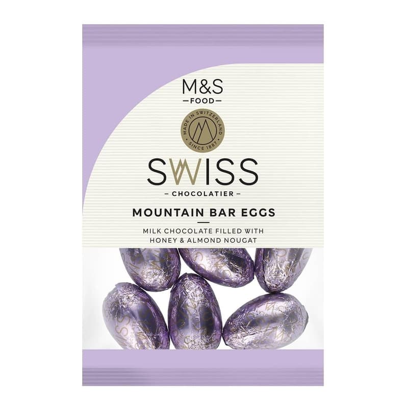 Marks & Spencer Mini-Eier Schweizer Milchschokolade mit Nougatcreme