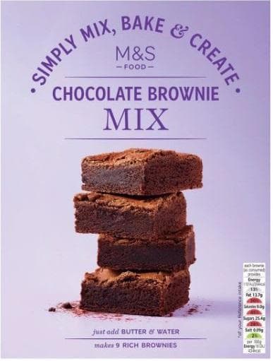 M&S Chocolate brownie mix