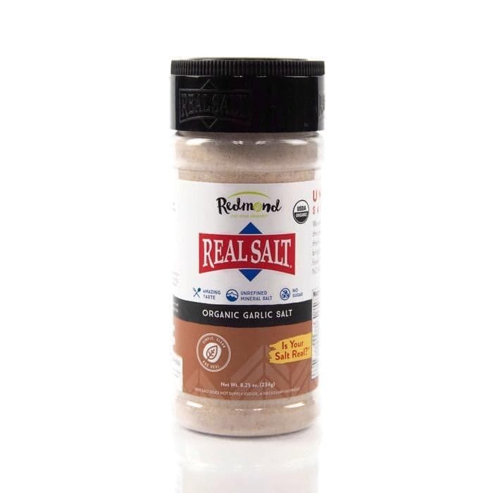Real Salt Organic Seasonings Garlic Salt Shaker 135g