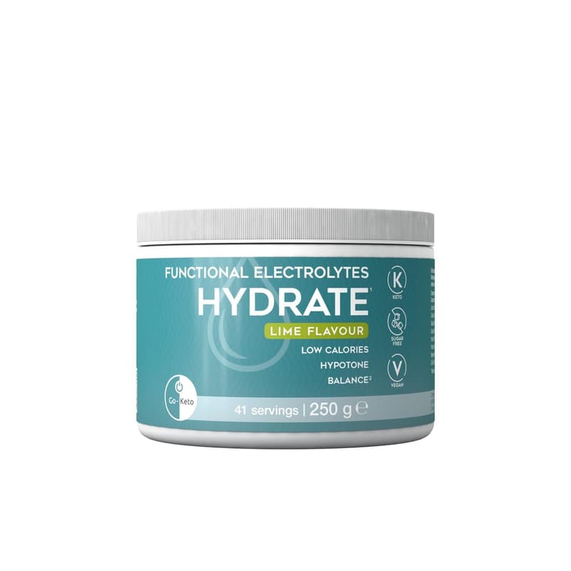 Go-Keto Functional Electrolytes Drink Mix Hydrate Lime
