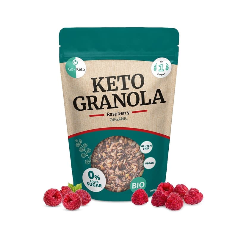 Go-Keto Bio Keto Granola Raspberry