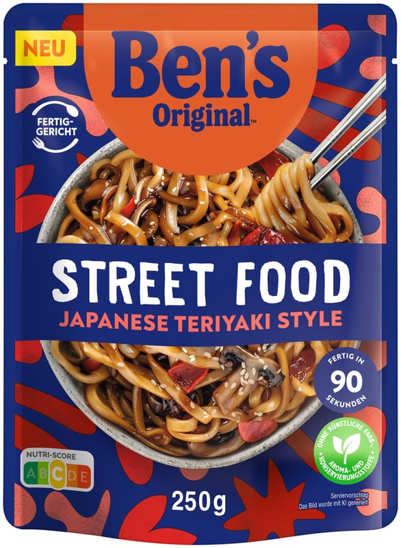 Bens Original Street Food Japanese Teriyaki Style Noodles