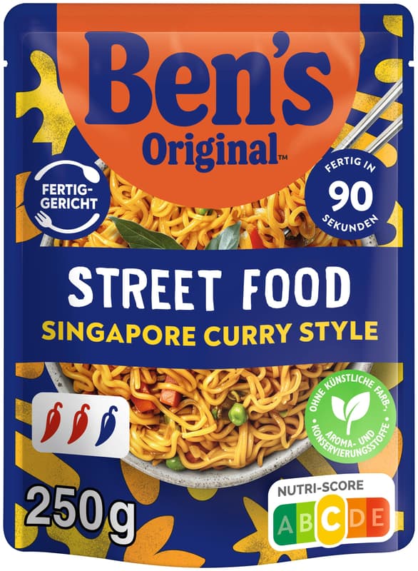 Ben's Original Street Food Singapore Curry Style Noodles