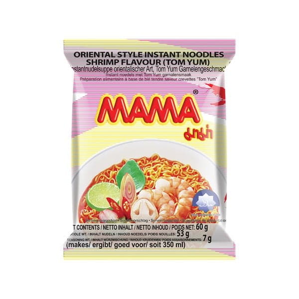 Mama Instant Noodles Shrimps Tom Yum
