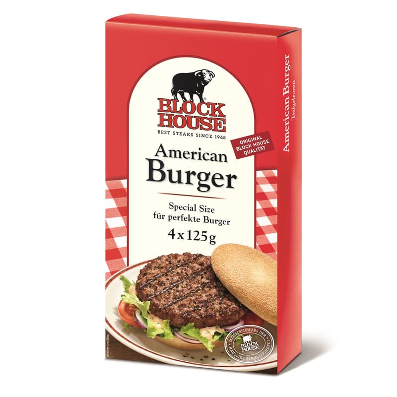 XXX Block House 4 pcs. American Burger