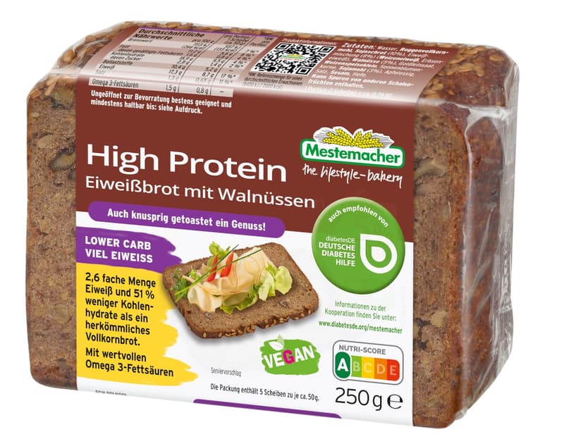 Mestemacher Walnut Protein Bread