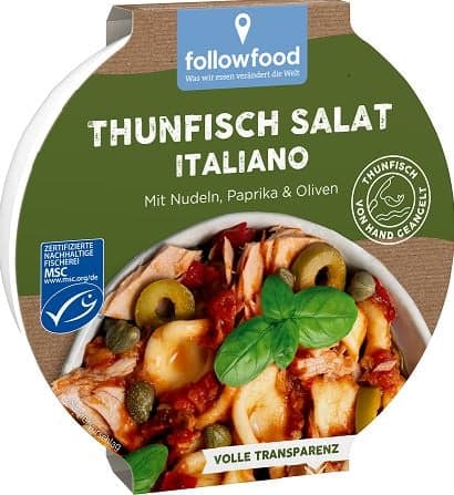 followfood MSC Fair Trade Thunfisch-Salat Italiano