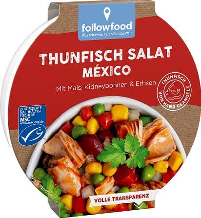 followfood MSC Fair Trade Thunfisch-Salat Mexiko